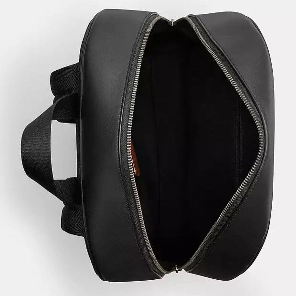 NWT Coach Men's Owen Backpack In Signature Canvas Gunmetal/Charcoal/Black CAJ90 - Picture 8 of 8